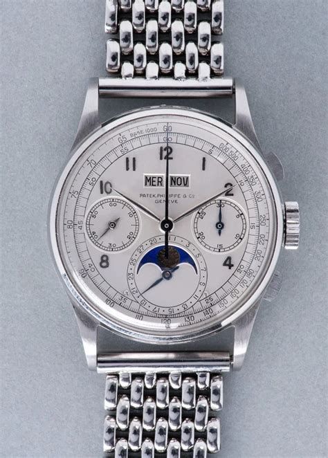 patek philippe 1450|patek philippe 1518 stainless steel.